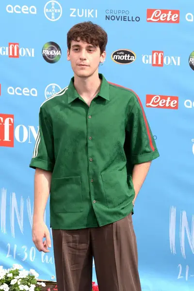 GIFFONI VALLE PIANA,ITALY - July 22,2022: Federico Cesari at Giffoni Film Festival 2022 - on July 22, 2022 in Giffoni Valle Piana, Italy.