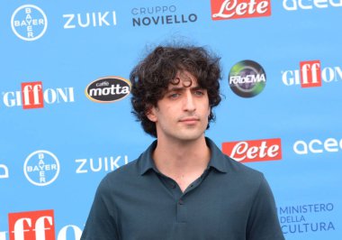 GIFFONI VALLE PIANA,ITALY - July 23,2022: Alessandro Marzullo at Giffoni Film Festival 2022 - on July 23, 2022 in Giffoni Valle Piana, Italy.