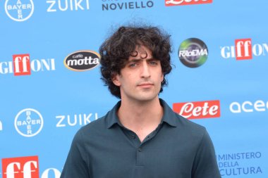 GIFFONI VALLE PIANA,ITALY - July 23,2022: Alessandro Marzullo at Giffoni Film Festival 2022 - on July 23, 2022 in Giffoni Valle Piana, Italy.