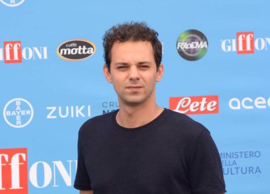 GIFFONI VALLE PIANA,ITALY - July 23,2022: Giuseppe Cristiano at Giffoni Film Festival 2022 - on July 23, 2022 in Giffoni Valle Piana, Italy.