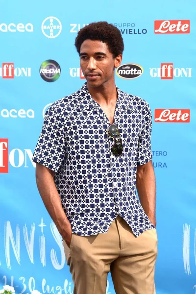 Giffoni Valle Piana Italy July 2022 Alberto Boubakar Malanchino Giffoni — Foto Stock