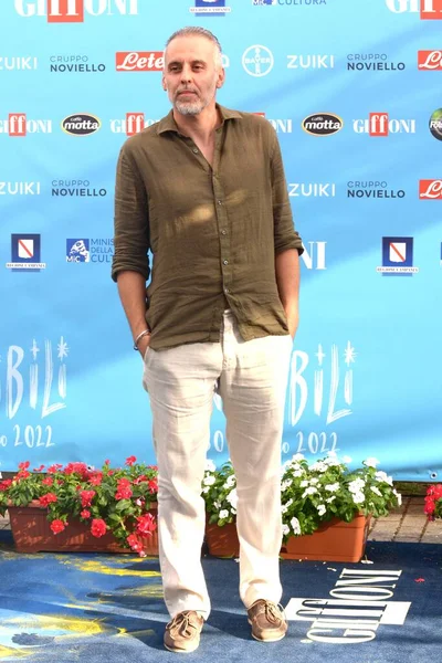 GIFFONI VALLE PIANA,ITALY - July 25,2022: Stefano Lorenzi at Giffoni Film Festival 2022 - on July 25, 2022 in Giffoni Valle Piana, Italy.