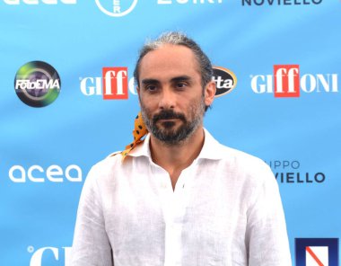 GIFFONI VALLE PIANA,ITALY - July 25,2022: Piero Messina at Giffoni Film Festival 2022 - on July 25, 2022 in Giffoni Valle Piana, Italy.