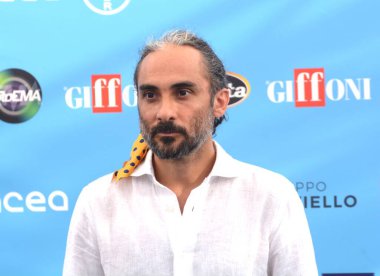 GIFFONI VALLE PIANA,ITALY - July 25,2022: Piero Messina at Giffoni Film Festival 2022 - on July 25, 2022 in Giffoni Valle Piana, Italy.