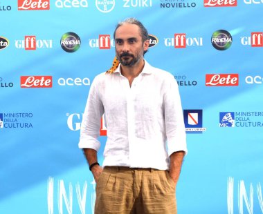 GIFFONI VALLE PIANA,ITALY - July 25,2022: Piero Messina at Giffoni Film Festival 2022 - on July 25, 2022 in Giffoni Valle Piana, Italy.