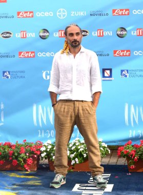 GIFFONI VALLE PIANA,ITALY - July 25,2022: Piero Messina at Giffoni Film Festival 2022 - on July 25, 2022 in Giffoni Valle Piana, Italy.