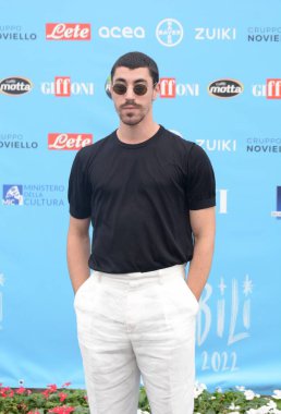 GIFFONI VALLE PIANA,ITALY - July 30,2022: Eduardo Scarpetta at Giffoni Film Festival 2022 - on July 30, 2022 in Giffoni Valle Piana, Italy.