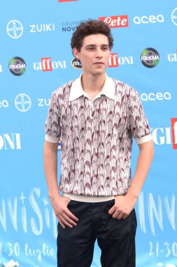 GIFFONI VALLE PIANA,ITALY - July 30,2022: Filippo Scotti at Giffoni Film Festival 2022 - on July 30, 2022 in Giffoni Valle Piana, Italy.