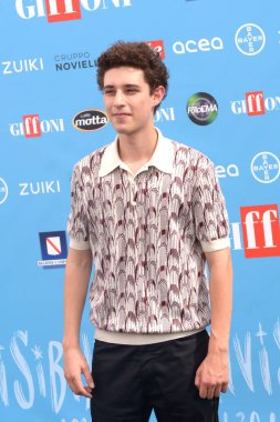 GIFFONI VALLE PIANA,ITALY - July 30,2022: Filippo Scotti at Giffoni Film Festival 2022 - on July 30, 2022 in Giffoni Valle Piana, Italy.