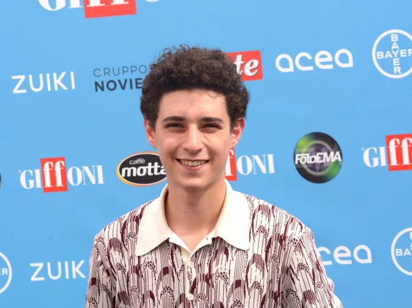 GIFFONI VALLE PIANA,ITALY - July 30,2022: Filippo Scotti at Giffoni Film Festival 2022 - on July 30, 2022 in Giffoni Valle Piana, Italy.