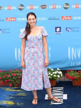 GIFFONI VALLE PIANA,ITALY - July 30,2022: Annalaura Mauriello at Giffoni Film Festival 2022 - on July 30, 2022 in Giffoni Valle Piana, Italy.