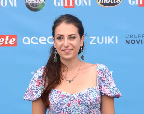 GIFFONI VALLE PIANA,ITALY - July 30,2022: Annalaura Mauriello at Giffoni Film Festival 2022 - on July 30, 2022 in Giffoni Valle Piana, Italy.