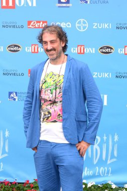 GIFFONI VALLE PIANA,ITALY - July 30,2022: Vincenzo Caiazzo at Giffoni Film Festival 2022 - on July 30, 2022 in Giffoni Valle Piana, Italy.