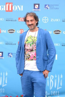 GIFFONI VALLE PIANA,ITALY - July 30,2022: Vincenzo Caiazzo at Giffoni Film Festival 2022 - on July 30, 2022 in Giffoni Valle Piana, Italy.
