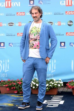 GIFFONI VALLE PIANA,ITALY - July 30,2022: Vincenzo Caiazzo at Giffoni Film Festival 2022 - on July 30, 2022 in Giffoni Valle Piana, Italy.