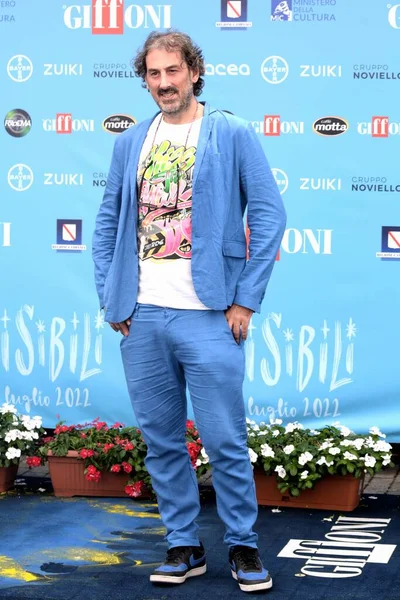 GIFFONI VALLE PIANA,ITALY - July 30,2022: Vincenzo Caiazzo at Giffoni Film Festival 2022 - on July 30, 2022 in Giffoni Valle Piana, Italy.