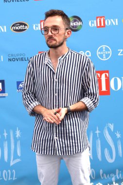 GIFFONI VALLE PIANA,ITALY - July 29,2022: Luca Sciarrillo,aka UfoZero2 at Giffoni Film Festival 2022 - on July 29, 2022 in Giffoni Valle Piana, Italy.
