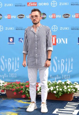 GIFFONI VALLE PIANA,ITALY - July 29,2022: Luca Sciarrillo,aka UfoZero2 at Giffoni Film Festival 2022 - on July 29, 2022 in Giffoni Valle Piana, Italy.