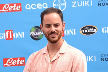 GIFFONI VALLE PIANA,ITALY - July 29,2022: Alessio Colucci,aka UfoZero2 at Giffoni Film Festival 2022 - on July 29, 2022 in Giffoni Valle Piana, Italy.