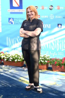 GIFFONI VALLE PIANA,ITALY - July 21,2022: Helga Liberto at Giffoni Film Festival 2022 - on July 21, 2022 in Giffoni Valle Piana, Italy.