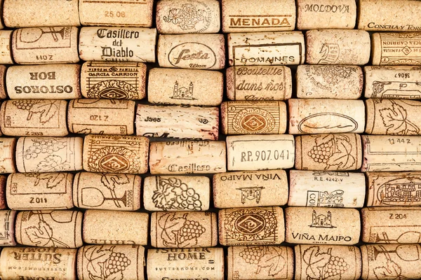 Many wine corks — Stock Photo, Image