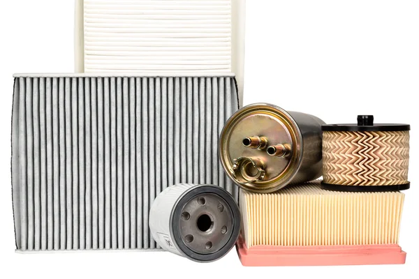 Verschillende automotive filters — Stockfoto