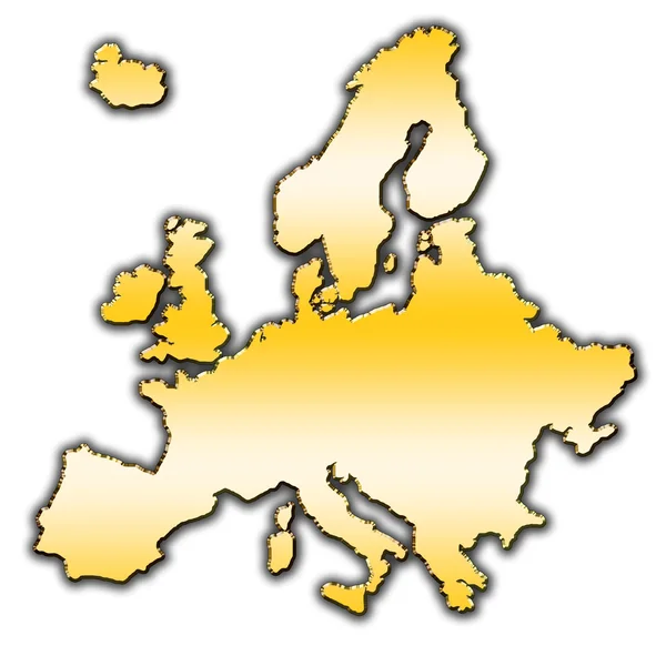 Europa esboço mapa — Fotografia de Stock