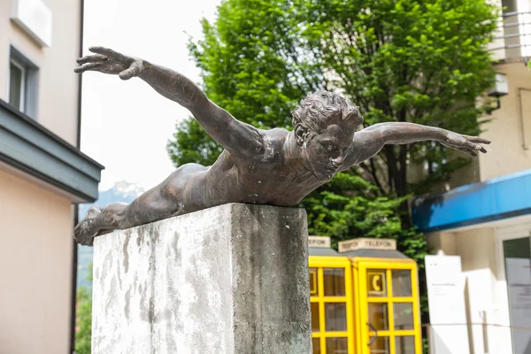 Brons skulptur - phoenix — Stockfoto