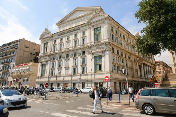 Il Teatro e l'Opera di Nizza — Foto Stock