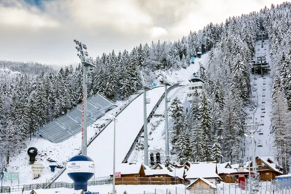 Hoppbacken i zakopane, Polen — Stockfoto