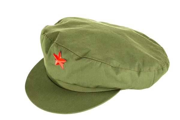 Chinese red star cap — Stock Photo, Image