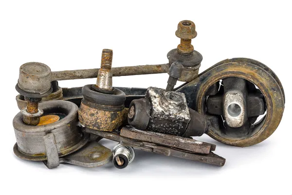 Worn out auto parts — Stock Photo, Image
