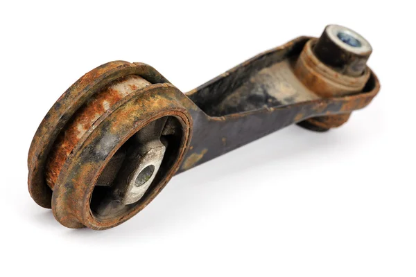 Worn out suspension link — Stock Photo, Image