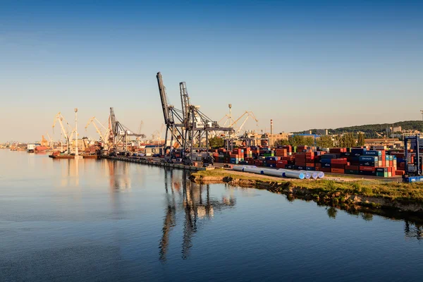 Gdynia port handlowy — Zdjęcie stockowe