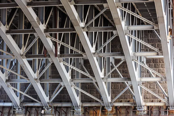 Construction of bridge support — Stock Photo, Image