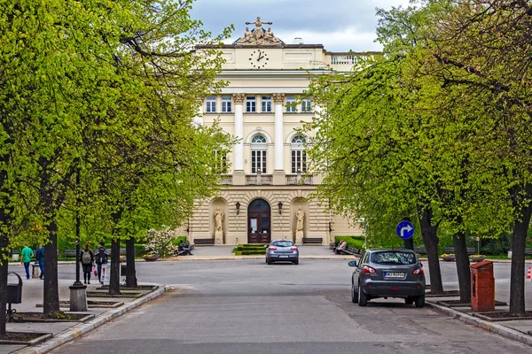 Edificio de la antigua Biblioteca de la Universidad de Varsovia — Foto de Stock