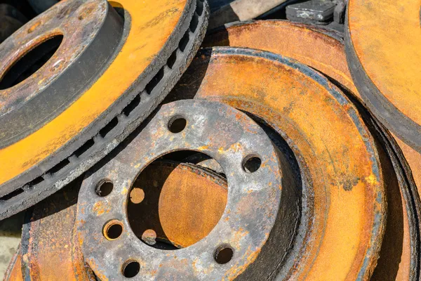 Rusty brake discs — Stock Photo, Image