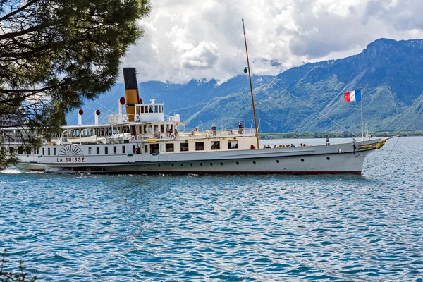 Paddelboat de la Suisse — Fotografia de Stock