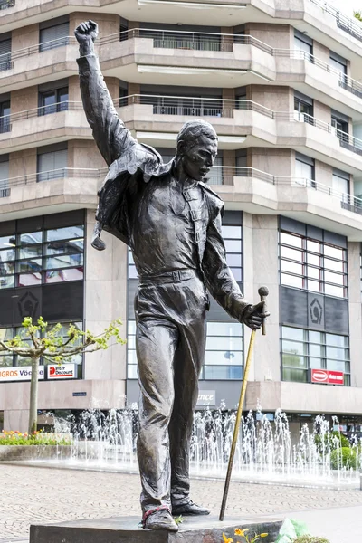 Freddie mercury standbeeld — Stockfoto