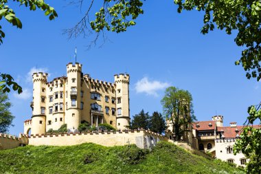 Hohenschwangau tepe üzerinde
