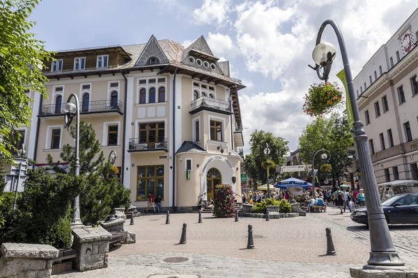 Historisches Backsteingebäude in Zakopane — Stockfoto