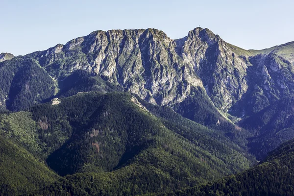 Giewont, berühmter Gipfel bei Zakopane — Stockfoto