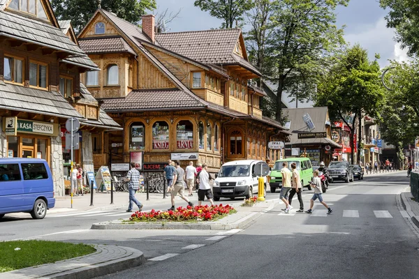 Villa Slimak an der Krupowki Straße — Stockfoto