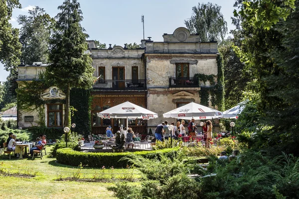 Villa pod matka boska in naleczow, polen — Stockfoto