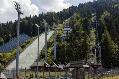 Wielka Krokiew ski jump, summer view clipart