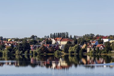 Mragowo, bir şehir masurian lake district, Polonya