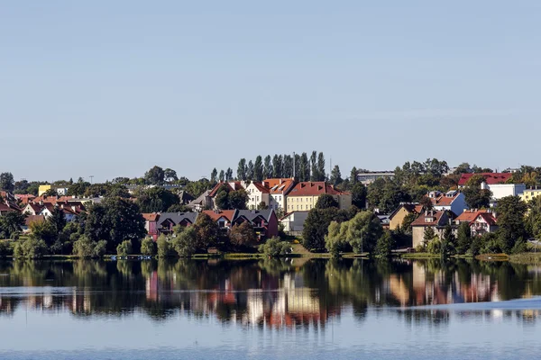 Mragowo, uma cidade do Distrito do Lago Masurian, Polônia — Fotografia de Stock