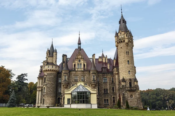 Moszna Palace, Lengyelország — Stock Fotó