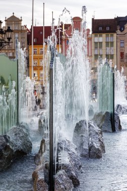 Eski Parlamento Binası, wroclaw, modern çeşme