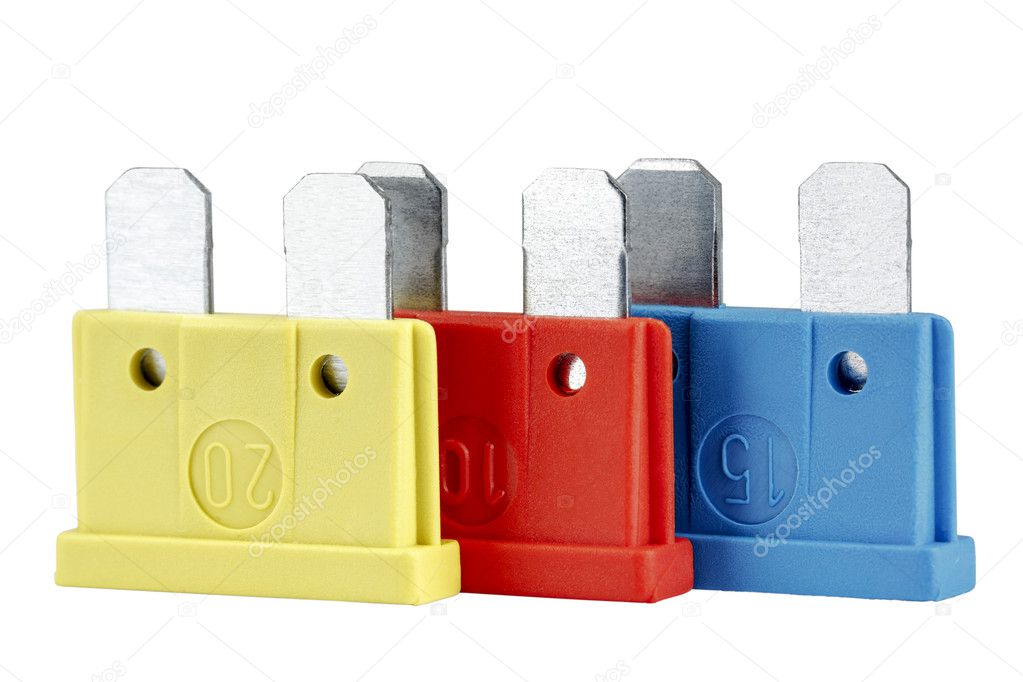 Car fuses, differentiated by colors Stock Photo by ©marek_usz 35207773